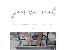 Tablet Screenshot of jennaarak.com